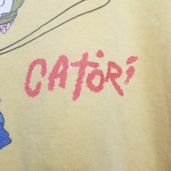 SOLD | Catori Levi Attack on Titan Urban Streetwear Anime Yellow Shirt - Picture 9 of 9